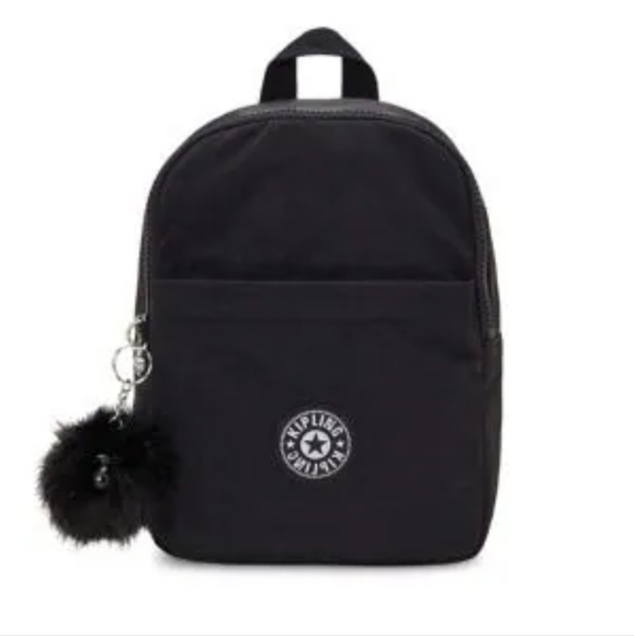 Kipling Marlee Small Backpack with a Fur Pom Pom keychain EUC - Picture 4 of 4